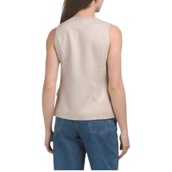 FRENCH CONNECTION Tie Front Bow Vest - Picture 2 of 5